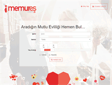 Tablet Screenshot of memures.com